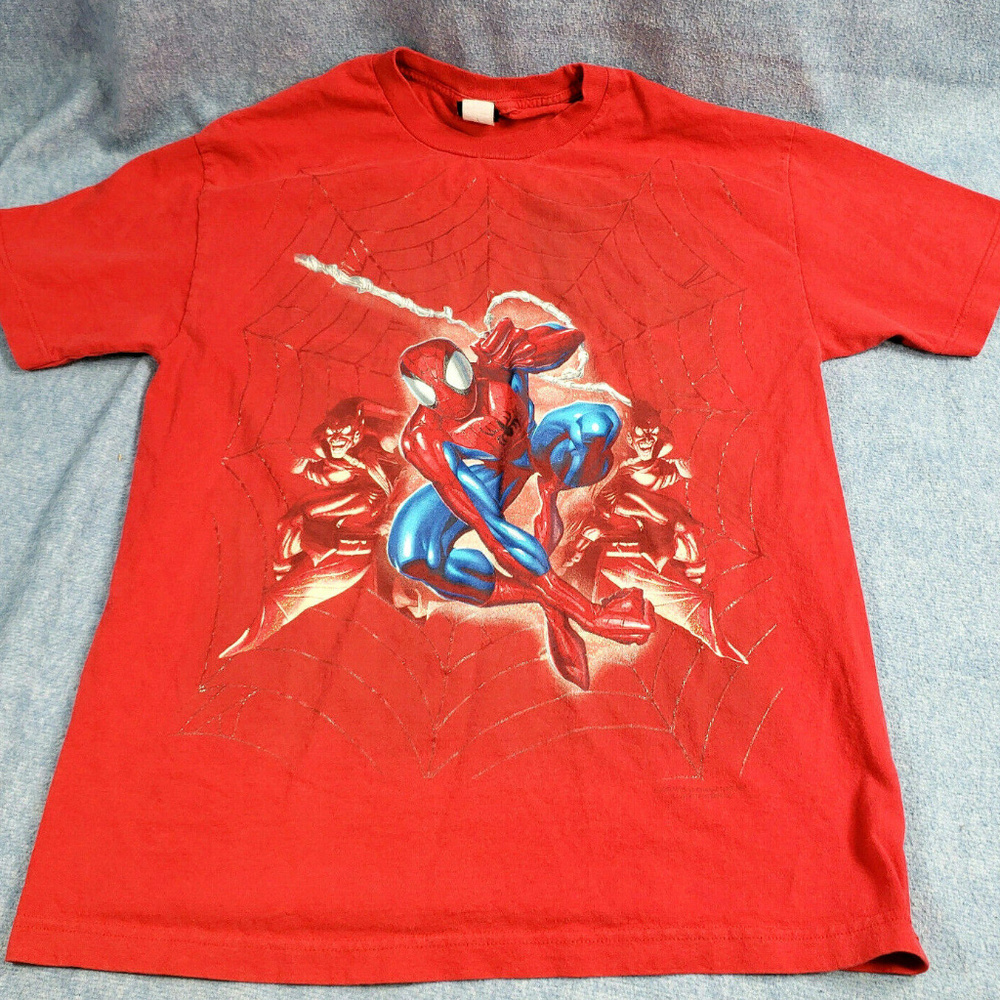 Marvel Spiderman Green Goblin Men's T Shirt Size L